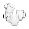 New Style Borosilicate Glass Double Wall Cup Mug