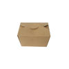 Disposable Kraft Lunch Box Paper Food Container 