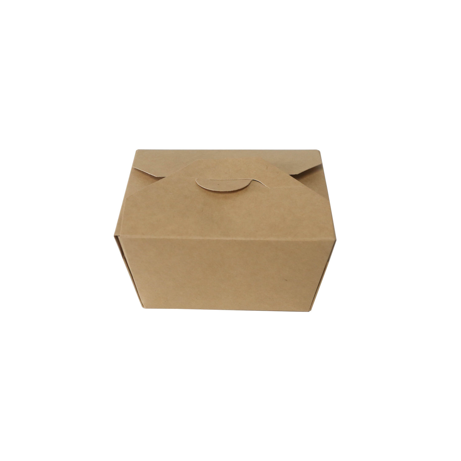 Disposable Kraft Lunch Box Paper Food Container 