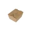 Disposable Kraft Lunch Box Paper Food Container 