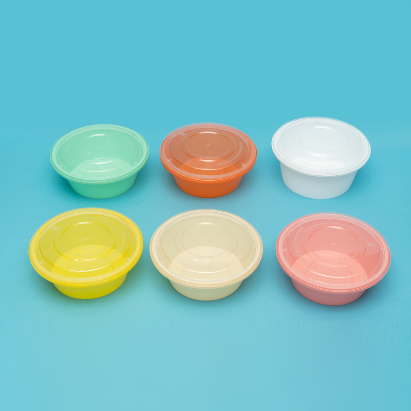 Colorfull bowls Plastic Food Container Leak Proof Lunch Container Soup bowl Salad Bowl Lunch box