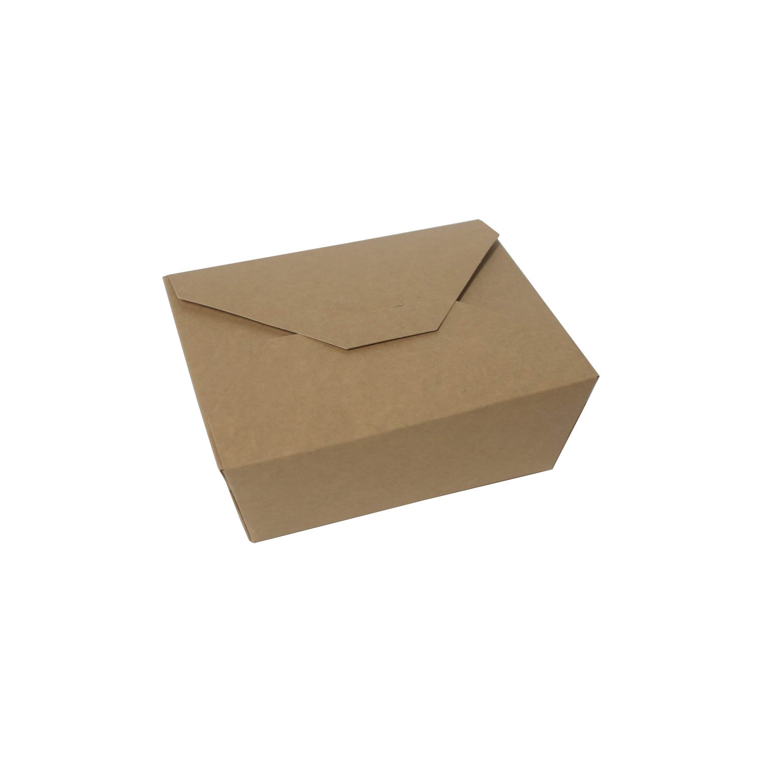 Disposable Kraft Lunch Box Paper Food Container 