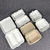 Disposable Take Away Sugarcane Paper Lunch Box on Hot Sale